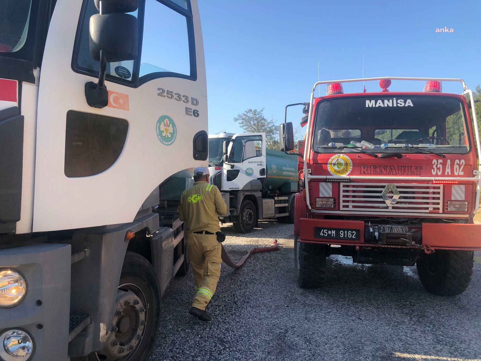 Spil Dağı Milli Parkı’nda çıkan yangın, kontrol altına alındı