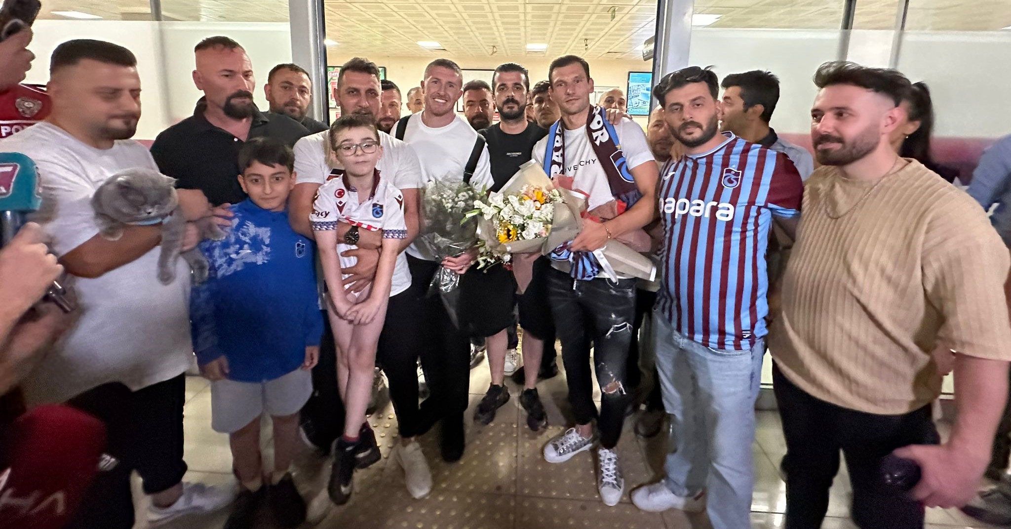 Trabzonspor'un yeni transferleri şehre geldi