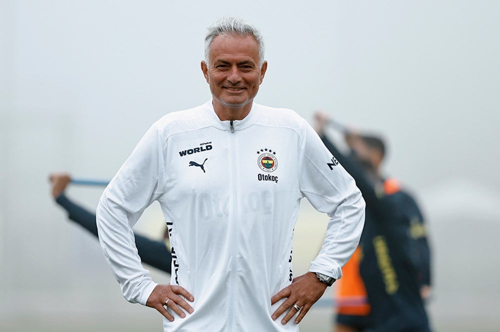 Mourinho antrenmanda Yandaş'a 'Komutan' diyerek seslendi