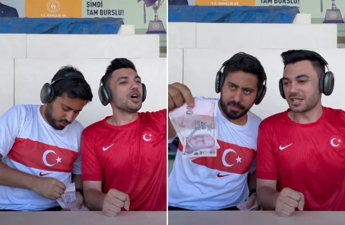 Muhammed Nur Nahya'dan Erdoğan ve Özel'li EURO 2024 videosu: Şimdi de sevinme vergisi geldi