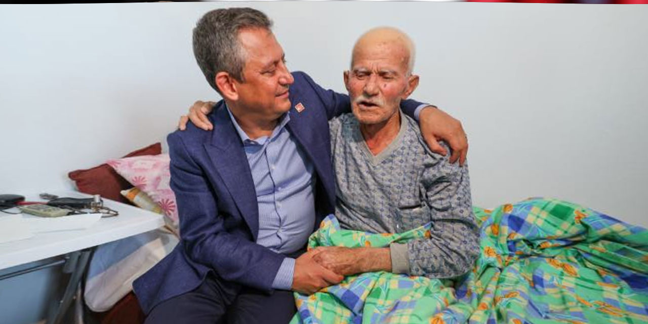 CHP lideri Özel'den en yaşlı CHP üyesine ziyaret