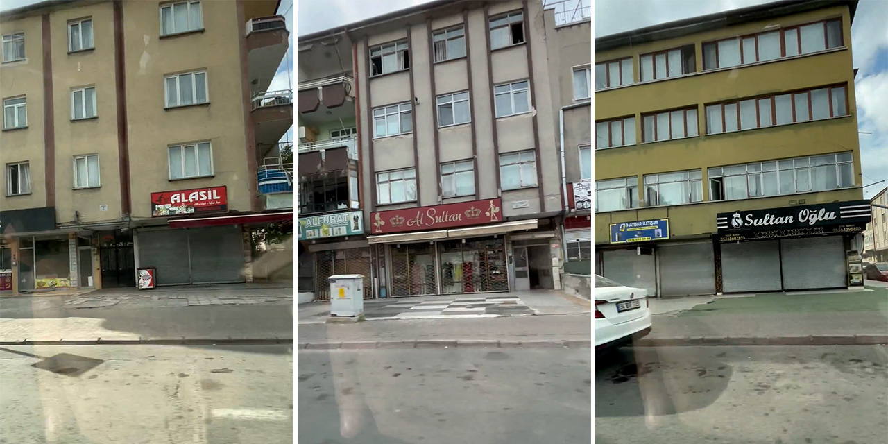 Kayseri'de dükkanları yakılan, yıkılan yabancı uyruklu esnaflar bugün dükkanlarını açmadı