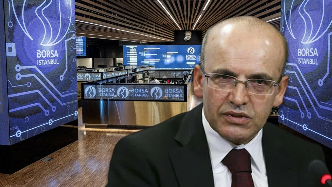 Bakan Şimşek'in açıklamalarının ardından borsa çakıldı: Yüzde 2,5 değer kaybetti