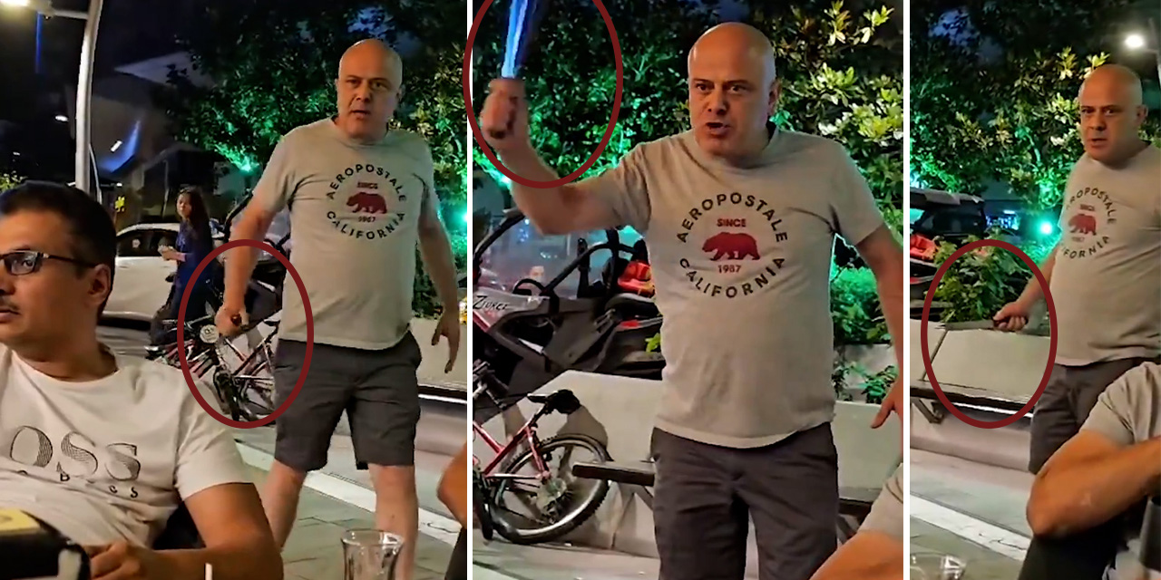 Sarıyer'de elinde bıçakla iş insanlarını tehdit etmişti: Tutuklandı