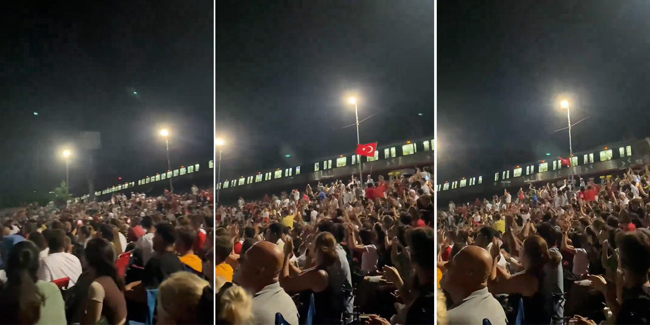 Makinist, Bakırköy Sahili'nde taraftarları sevindiren hareket yaptı