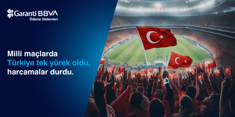 Milli maçlarda Türkiye tek yürek oldu, harcamalar durdu!