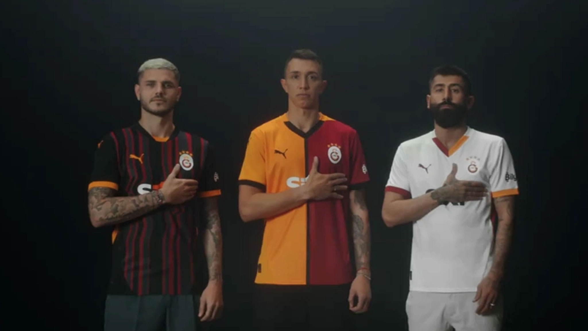 Galatasaray yeni sezon formalarını tanıttı