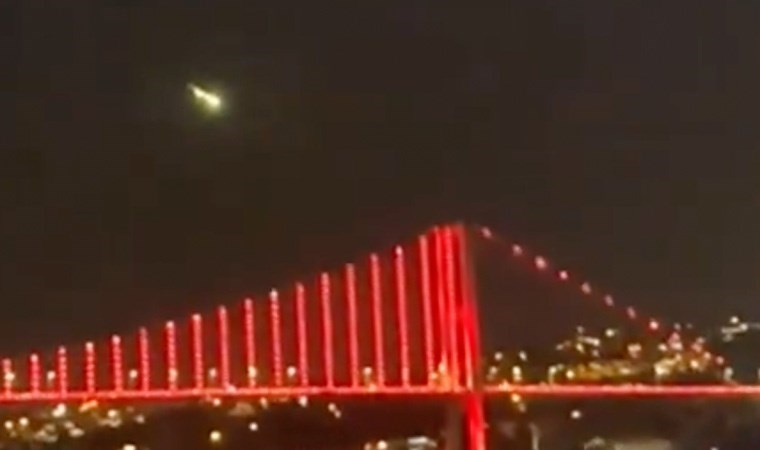 İstanbul'da ve çevre illerde göktaşı görüntülendi
