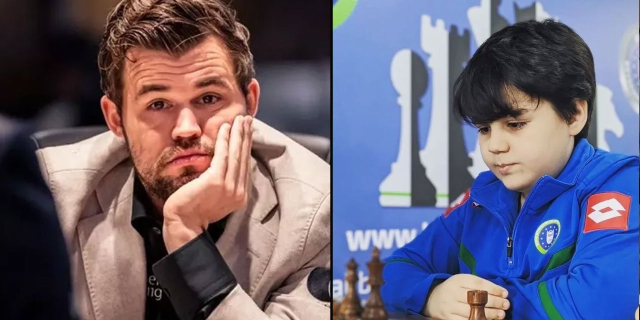 13 yaşındaki Yağız,  'tarihin en iyi' ustasını 41 saniyede mat etti