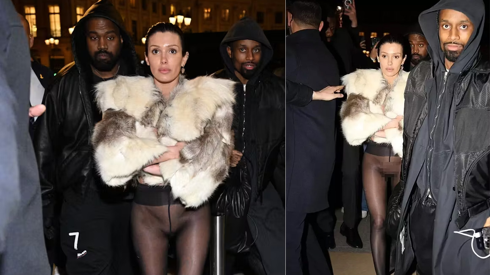 Kanye West’in eşi Bianca Censori’nin giydiği kıyafet gündem oldu