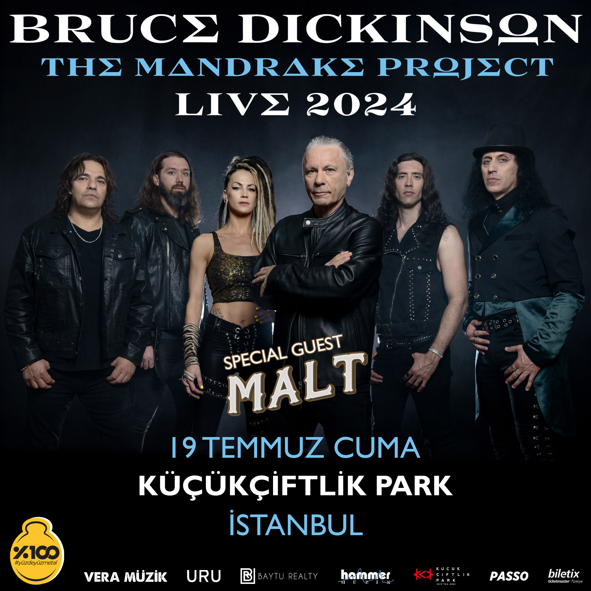 Bruce Dickinson 19 Temmuz'da İstanbul'da!