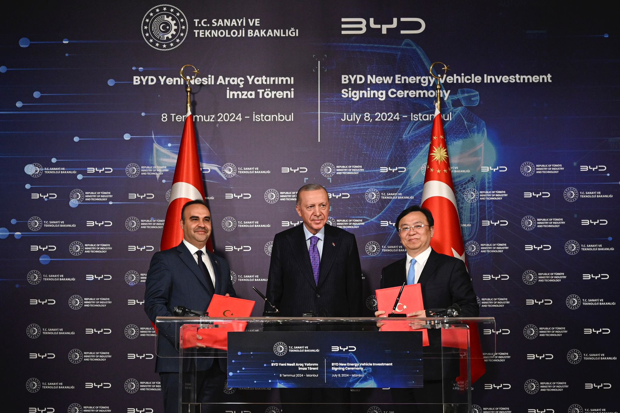 Çinli otomobil devi BYD ile Sanayi Bakanlığı arasında anlaşma imzalandı!