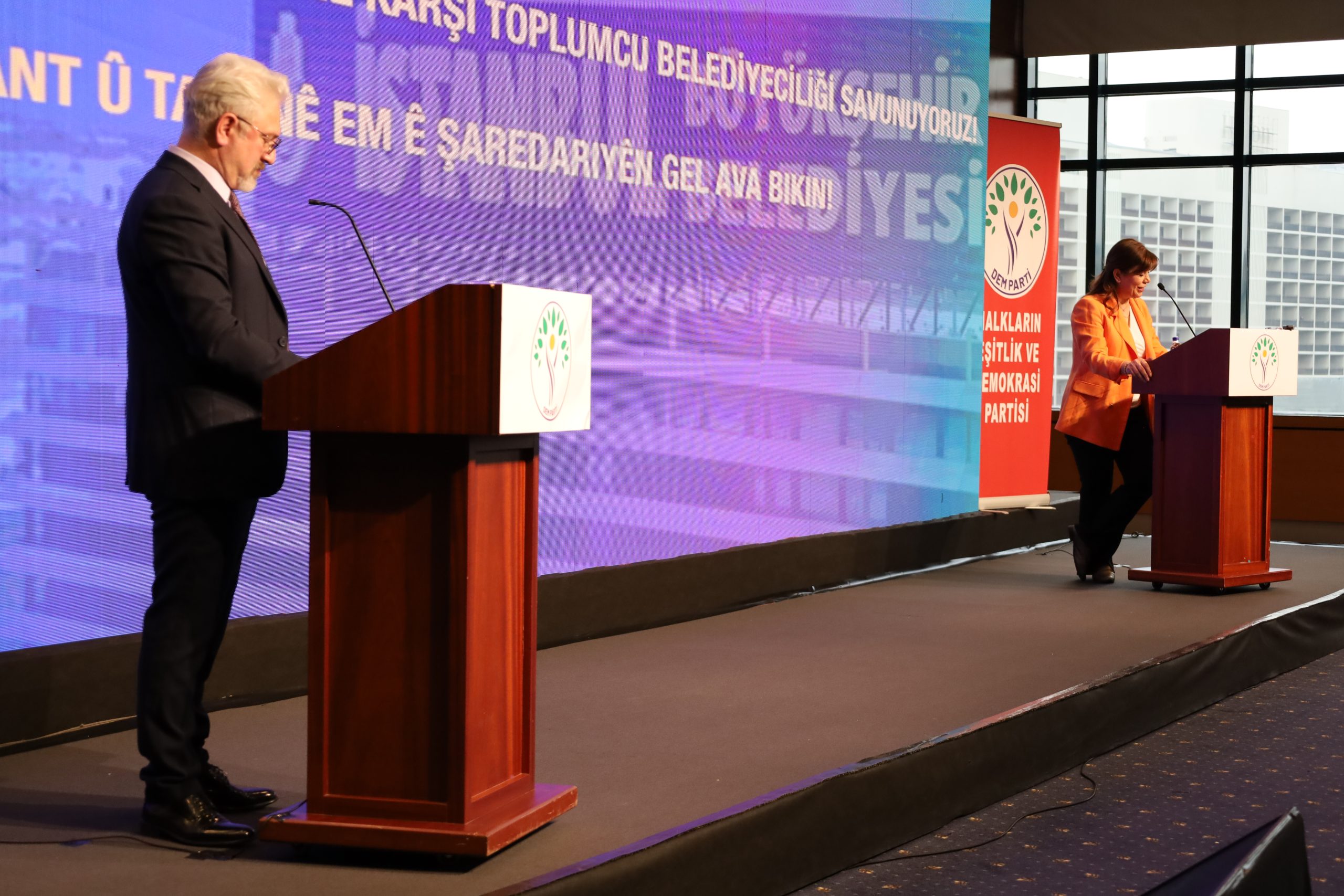 DEM Parti İstanbul seçim bildirgesini açıkladı: Kentte yaşayanlar kenti yönetecek