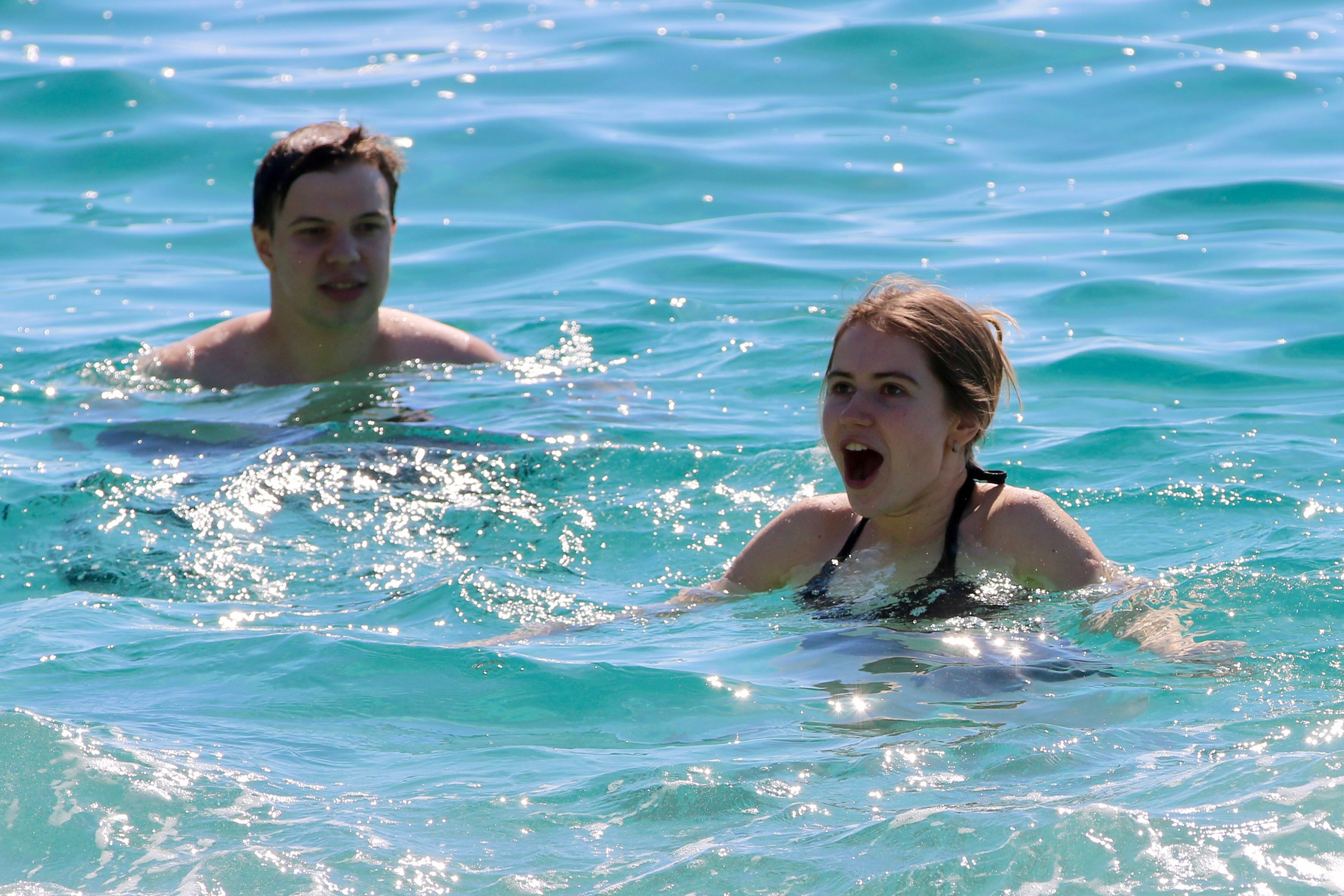 'Antalya' baharın ilk gününde denize düştü