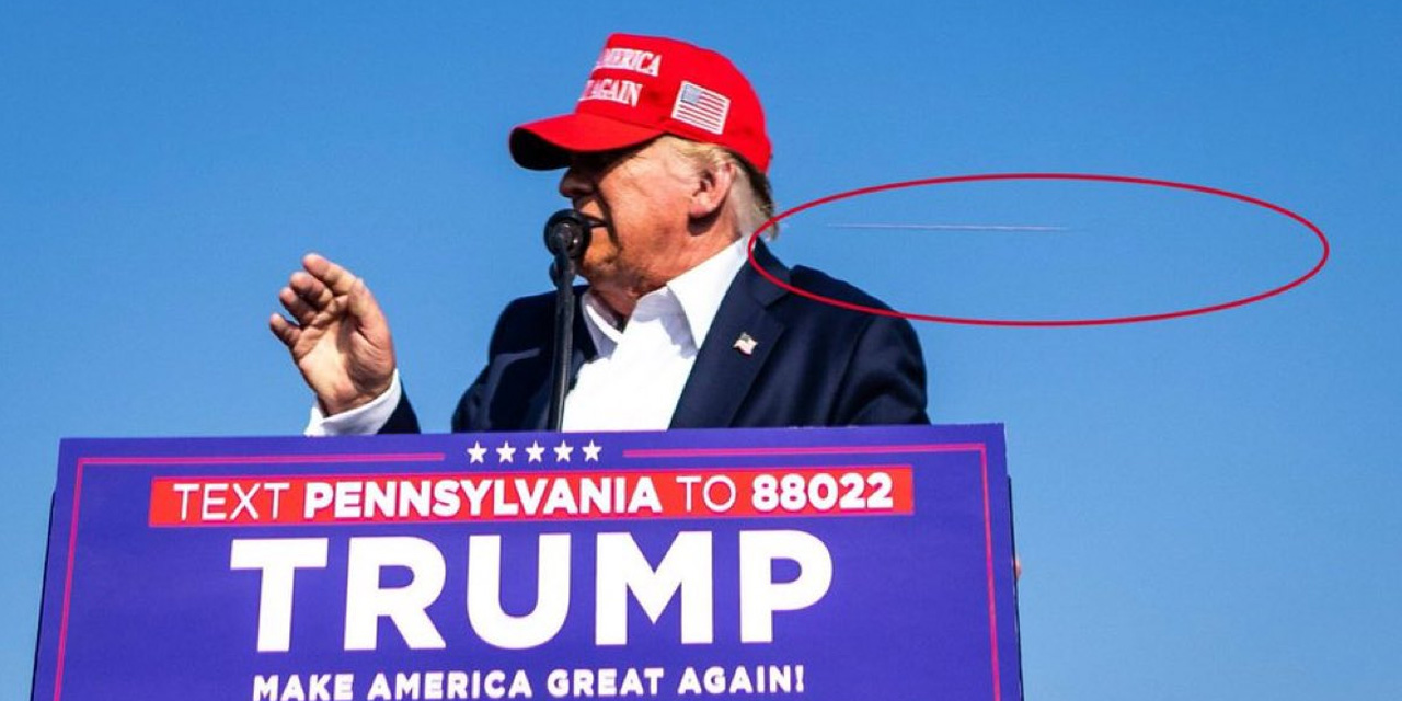 Trump'a sıkılan kurşunun en net görüntüsü!