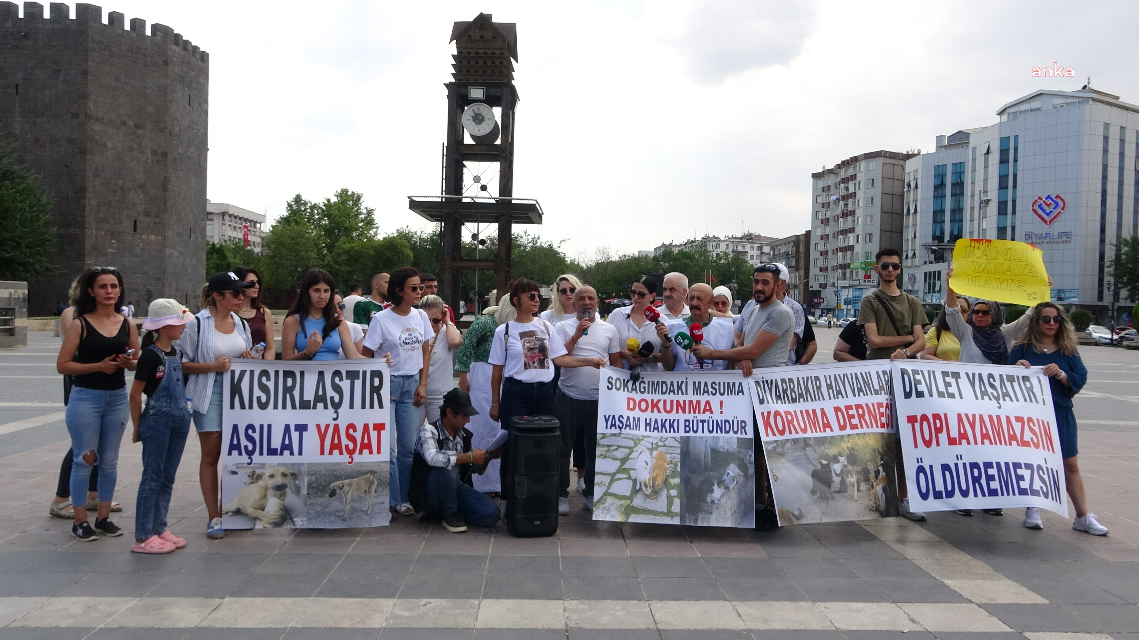 Hayvan Hakları Savunucuları Diyarbakır’dan seslendi: Yasa geri çekilsin