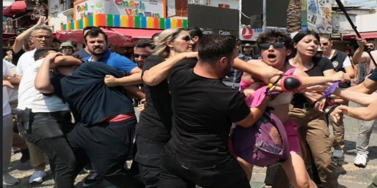 Antalya'da Onur Yürüyüşü'ne polis müdahalesi: 4 kişi gözaltında