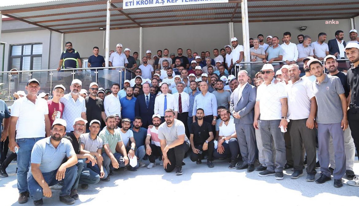 CHP'den Elazığ'da grevde olan maden işçilerine ziyaret
