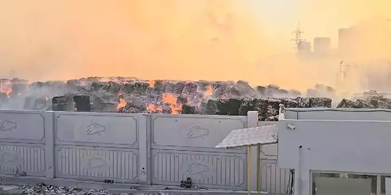 Aydın'da kağıt fabrikasındaki yangın 4'üncü gününde