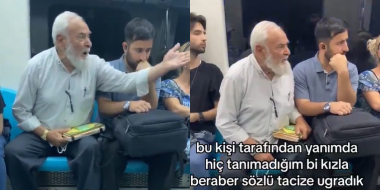 İstanbul metrosunda açık giyindikleri gerekçesiyle kadınlara taciz! Uyarılara aldırmadan tehdit ve hakaret yağdırdı