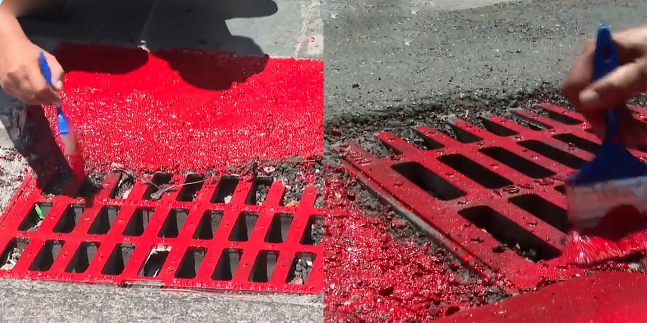 İzmir'de 2 kişinin elektrik akımına kapılarak öldüğü sokakta mazgallar kırmızıya boyandı