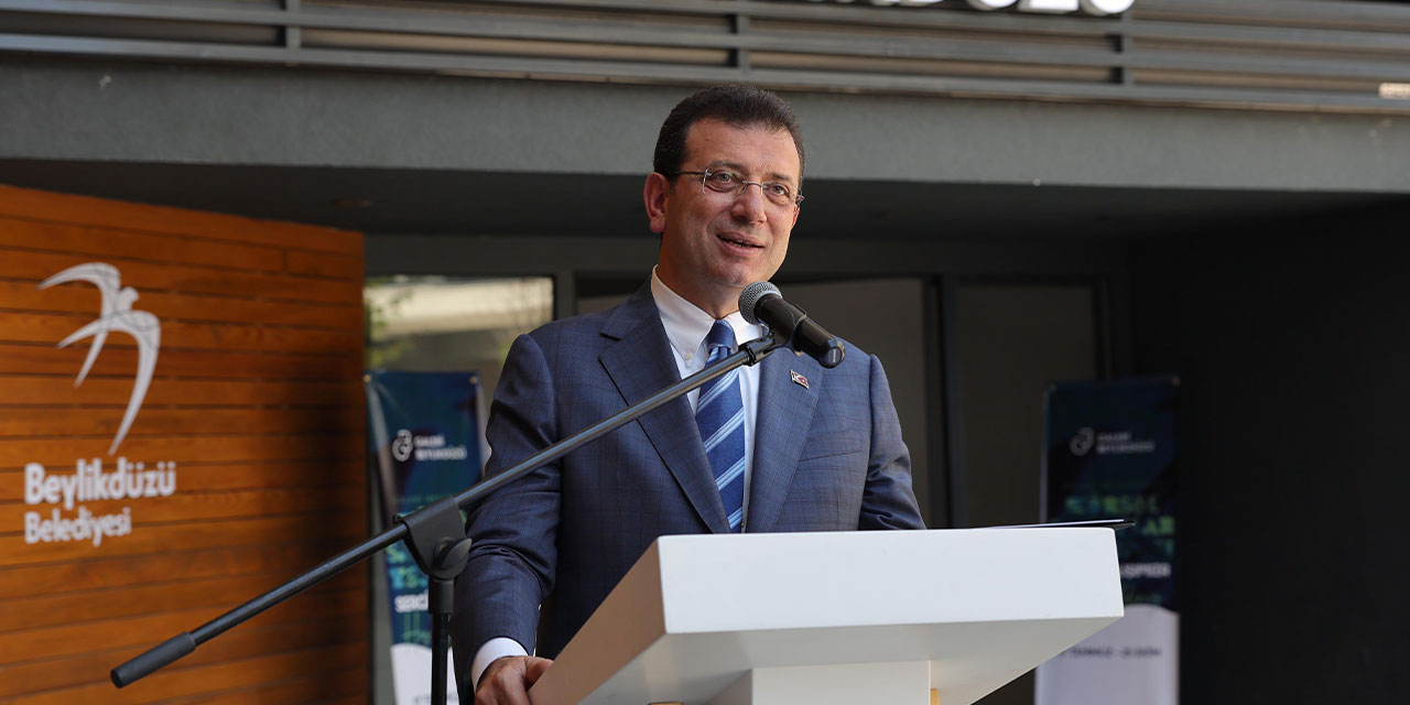 İmamoğlu'ndan sanatlar ödül töreninde eşi Dilek İmamoğlu'na teşekkür: 'Dilek sever olarak...'