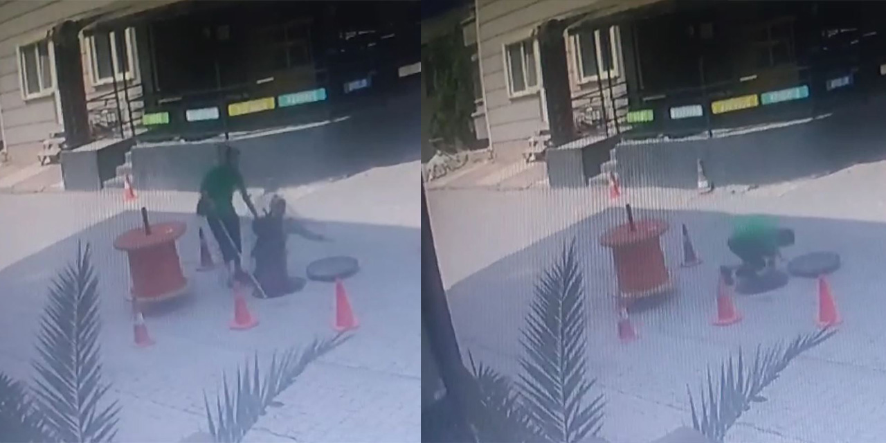 Görme engelli hamile kadın, kapağı açık bırakılan rögara düştü