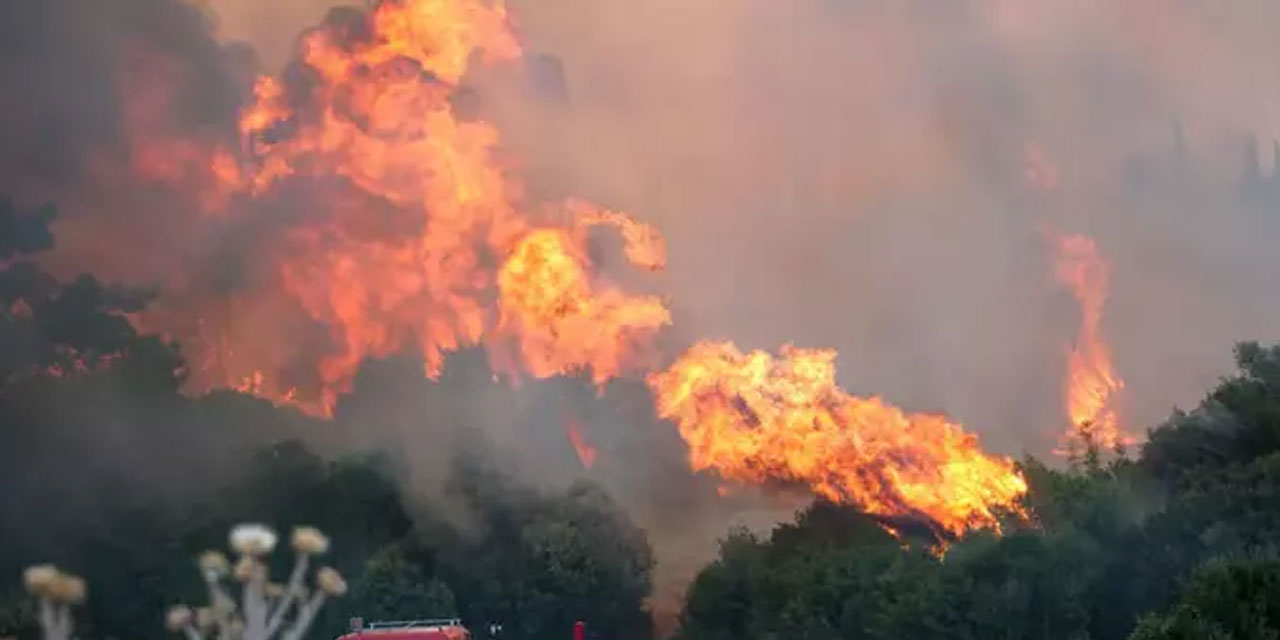 İzmir Torbalı ve Gaziemir'de alevler evlere yaklaştı! Köylüler seferber oldu, tahliyeler başladı