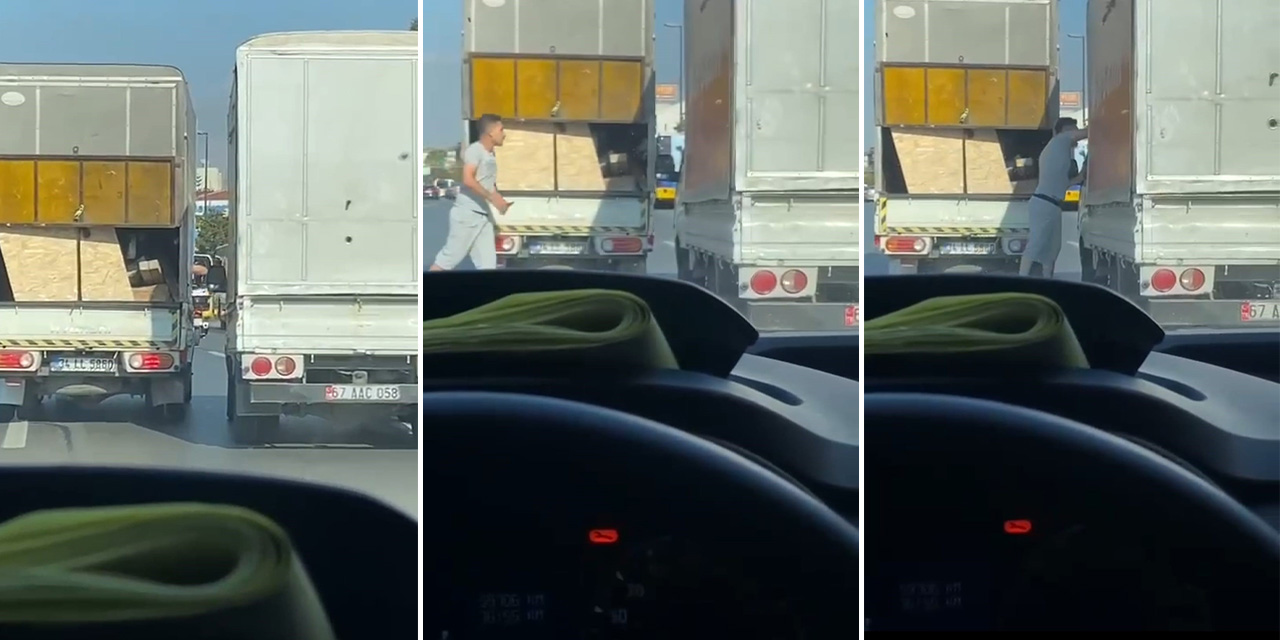 Üsküdar'da yol verme tartışması: O anlar kamerada