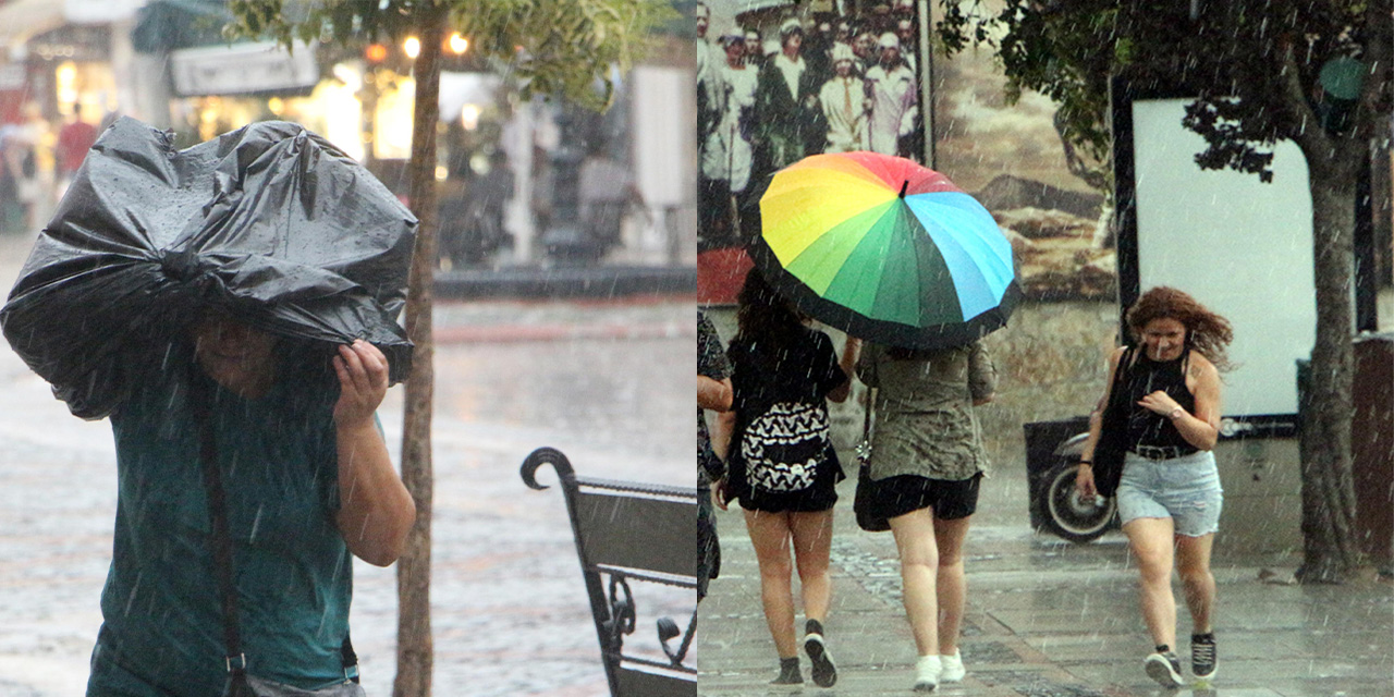 Edirne'de kuvvetli yağış ve gök gürültülü sağanak etkili oldu