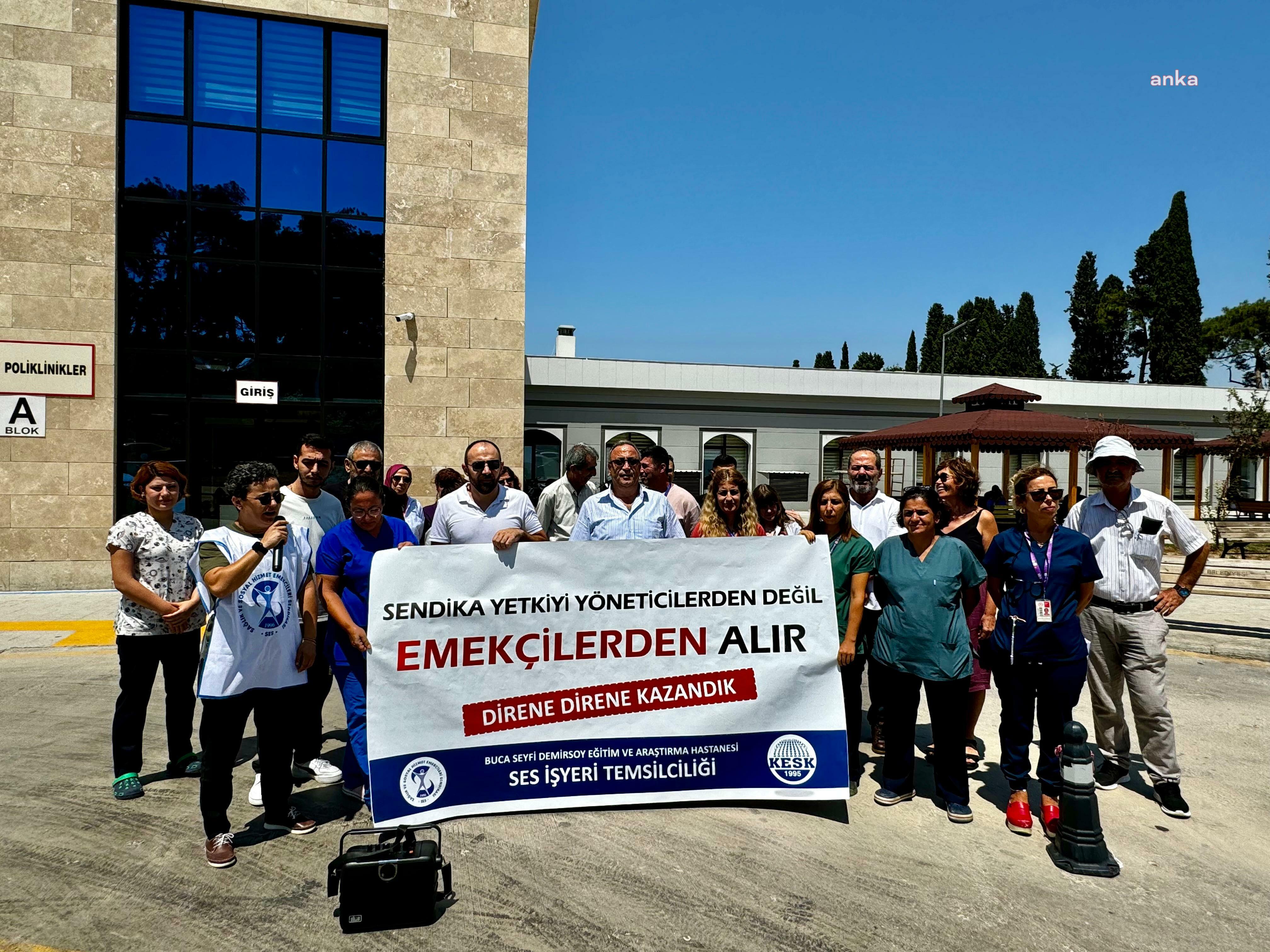 Buca Seyfi Demirsoy Hastanesi'nde TİS yetkisi mahkeme kararıyla SES'e verildi