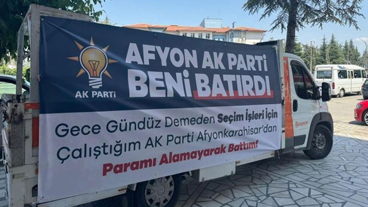 AKP'nin reklamcısından 5 milyon TL'lik alacak iddiası: 'Paramı alamayarak battım'