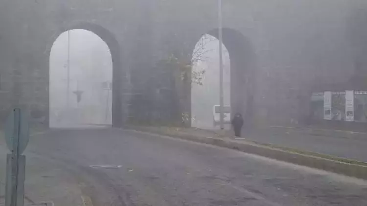 Diyarbakır’da etkili olan sis nedeniyle bazı seferler iptal edildi