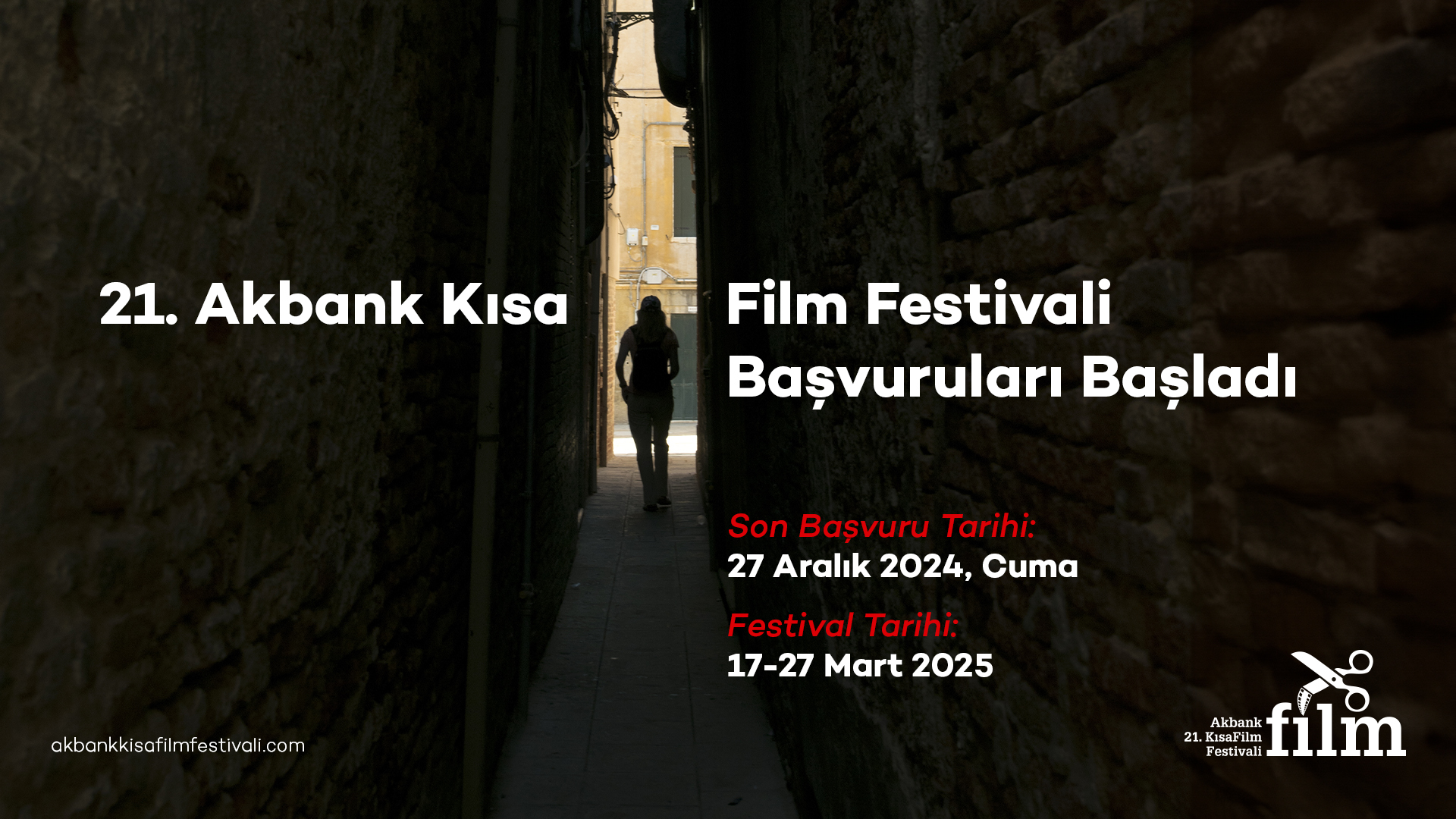 21. Akbank kısa film festivali  başvuruları başladı!