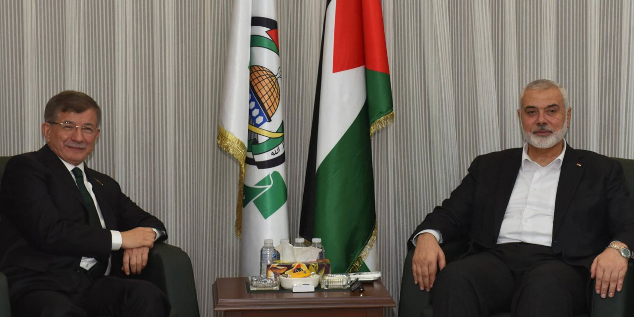 Hamas liderinden Davutoğlu'na teşekkür: "Onur duyarım"