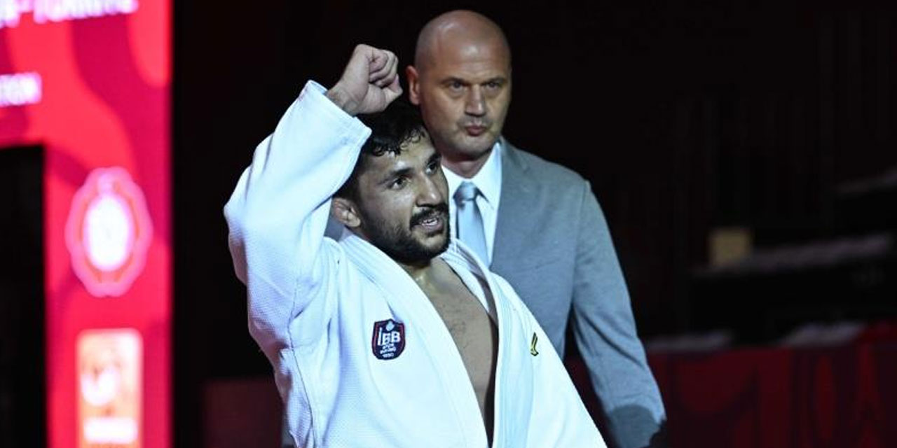 Milli Judocu Salih Yıldız, Olimpiyat'ta çeyrek finale yükseldi