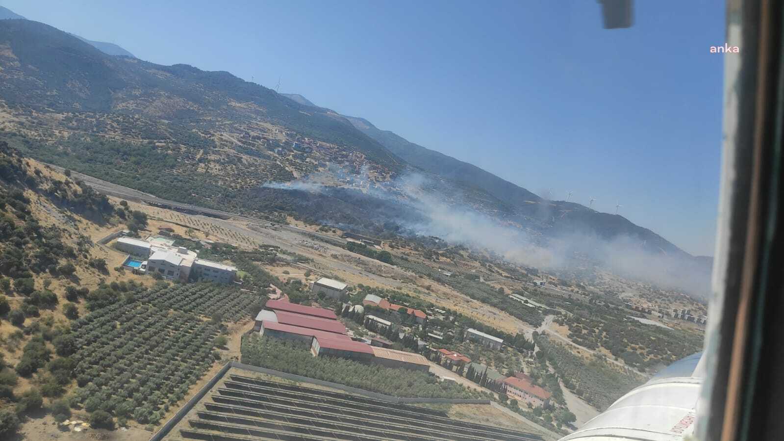 İzmir Menemen’deki yangın kontrol altına alındı