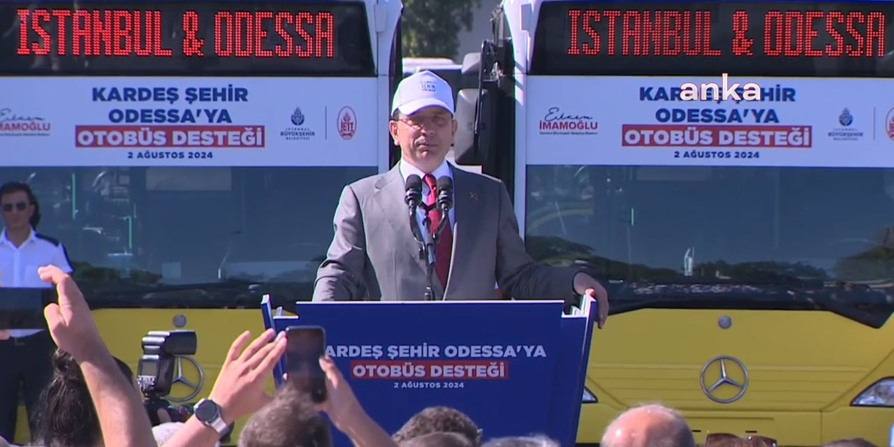 İmamoğlu açıkladı: İBB, Odessa'ya 10 adet otobüs gönderdi