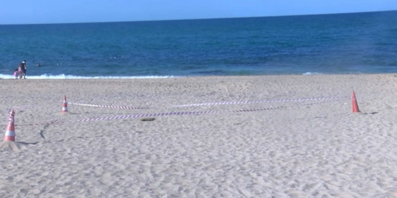 Halk plajında havan mermisi bulundu: Vatandaş gördü, jandarma harekete geçti
