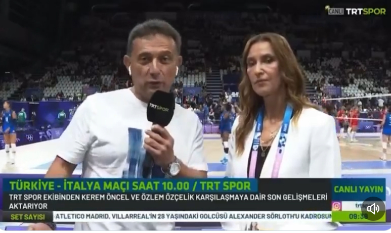 TRT Spor’da spiker kavgası: Karakter sandalyenin üzerine çıkarak yükselmiyor