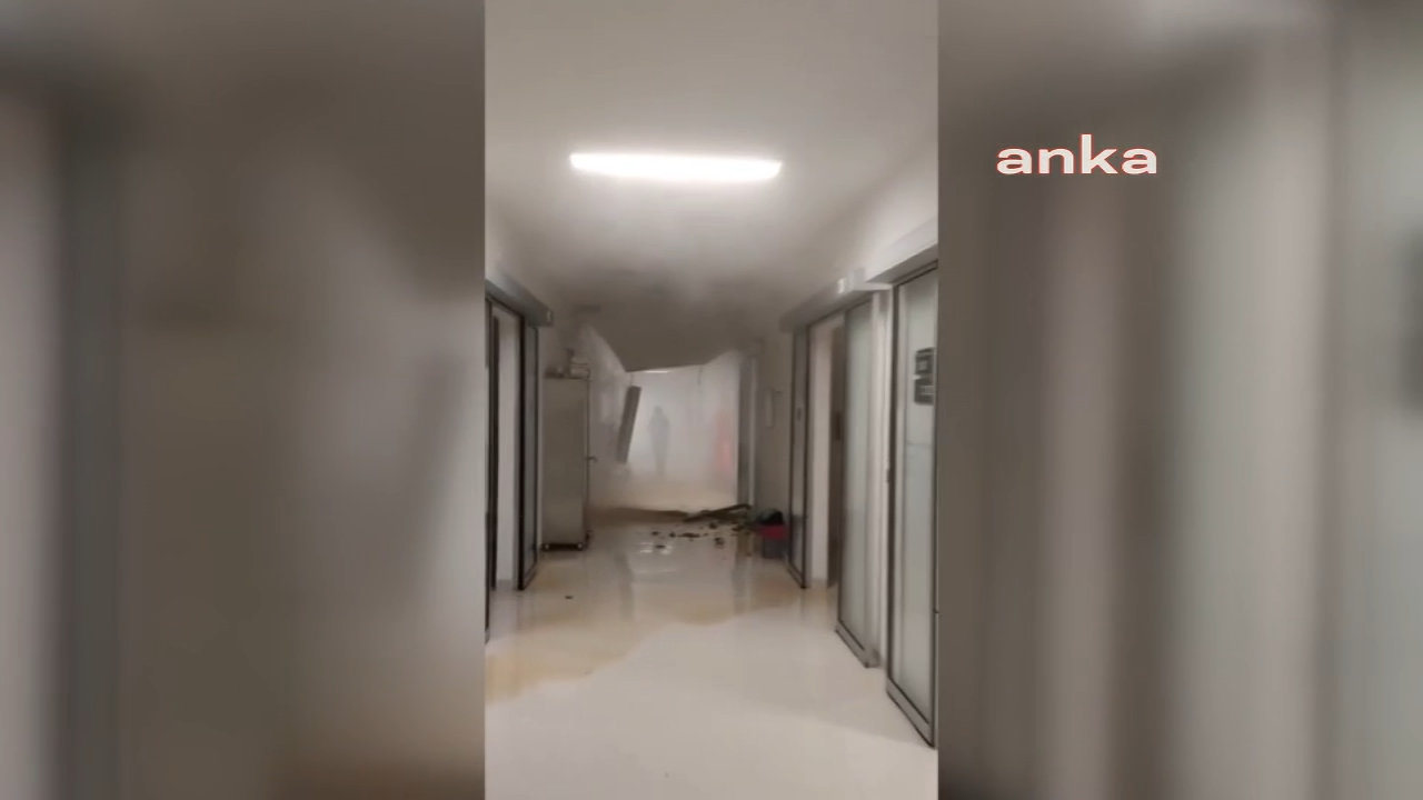 Bir bebek hayatını kaybetti: Havalimanı yerine yapılan hastanede yaşanan facianın görüntüleri