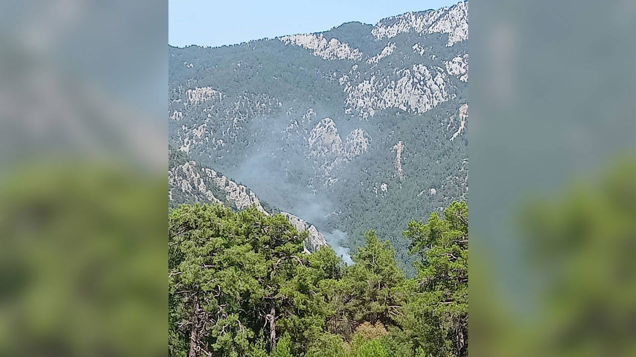 Antalya'da orman yangını
