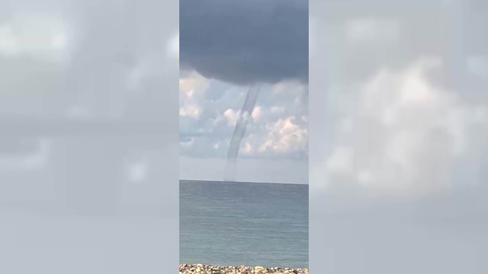 Sinop’ta denizde hortum meydana geldi