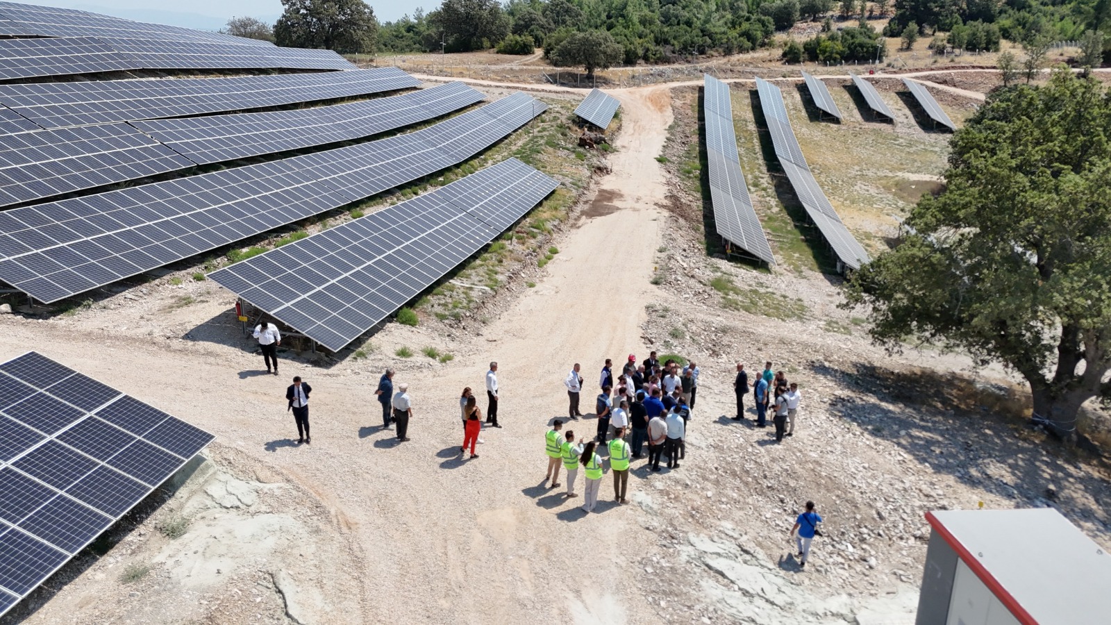 Denizova Güneş Enerji Santrali açıldı