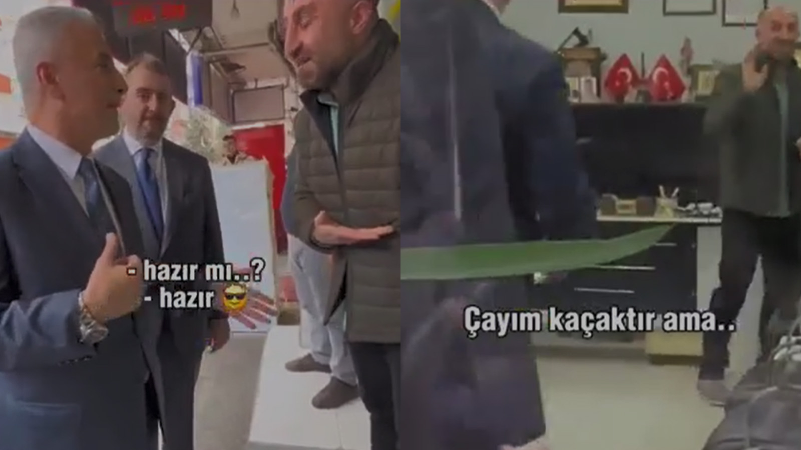 Güngören’de bir esnaf Ticaret Bakanı’na ‘kaçak çay’ ikram etti