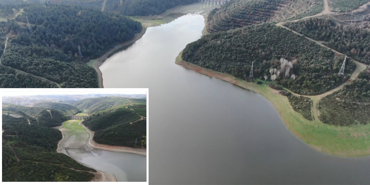 İstanbul'daki barajların doluluk oranı yüzde 54.52'ye düştü