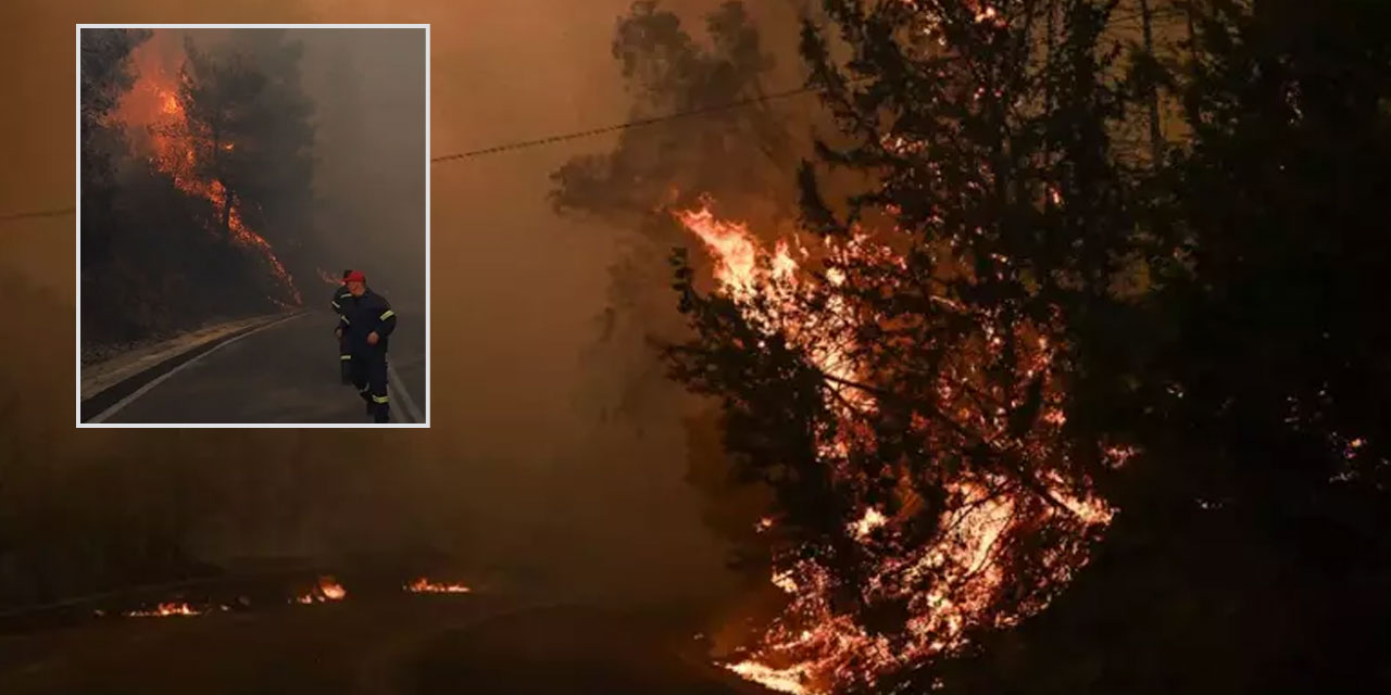 Yunanistan alevlere teslim oldu: Dumanlar Atina'ya kadar ulaştı