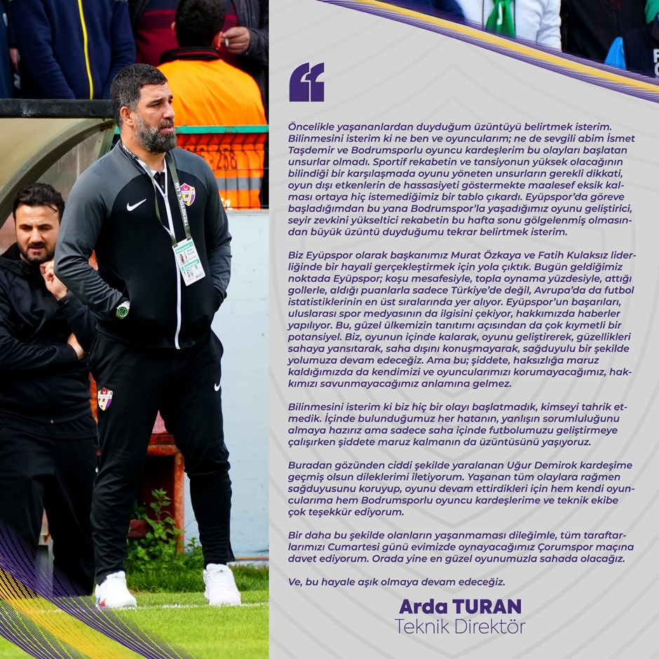 Arda Turan'dan olaylı maç hakkında açıklama: Biz kimseyi tahrik etmedik