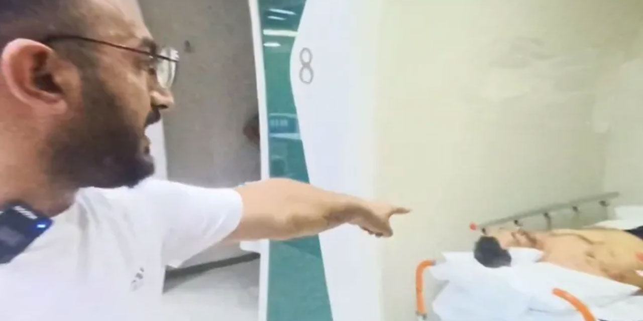 Şırnak'taki patlamada ağır yaralanan baba-oğul hastanede mahsur kaldı