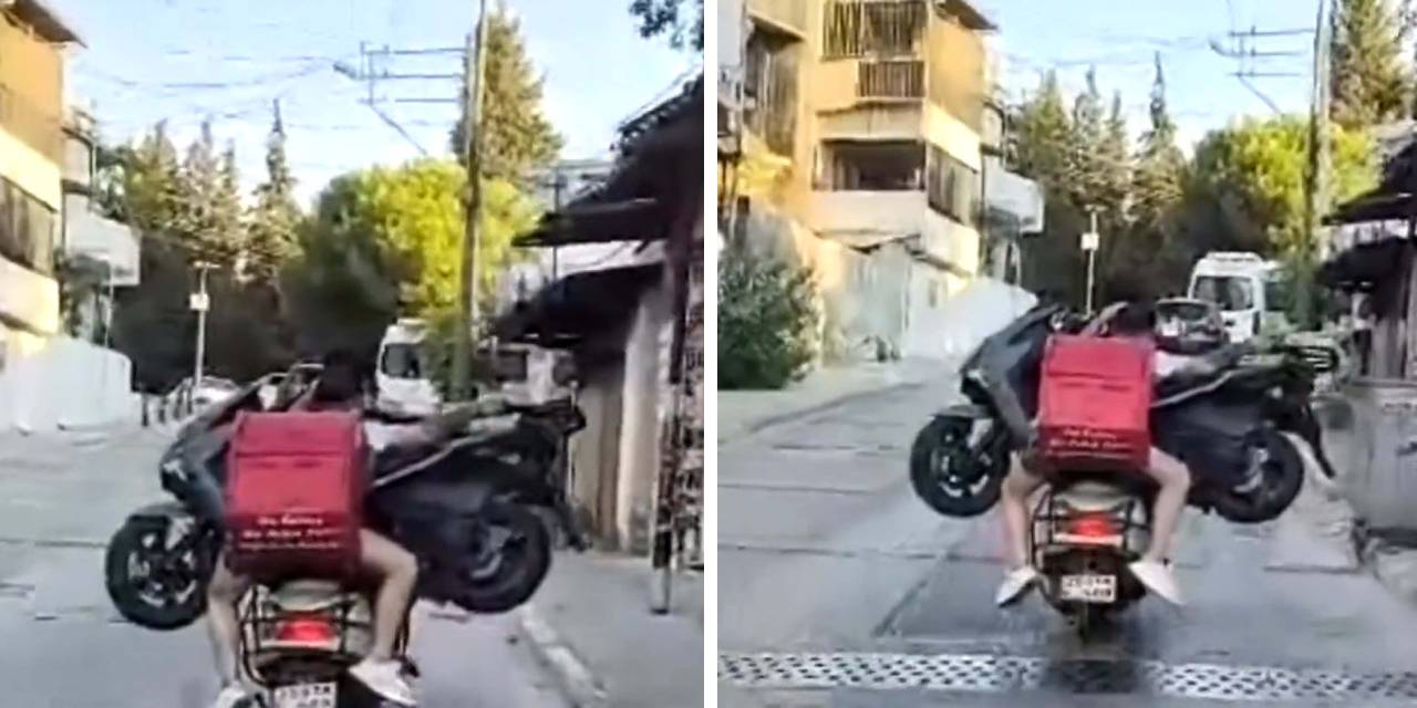 Motosikletle başka motosikleti taşıdılar